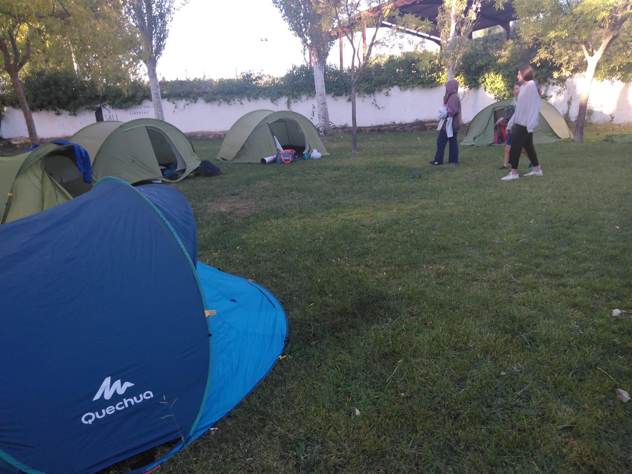 Zona de acampada y de juego